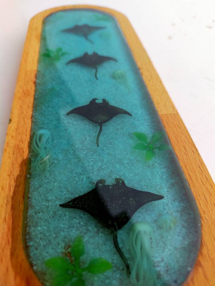 Fish in resin, ornament, gift for Valentine's Day resinwoodliving