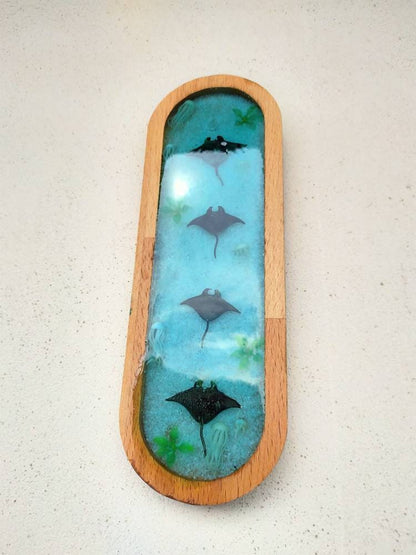 Fish in resin, ornament, gift for Valentine's Day resinwoodliving