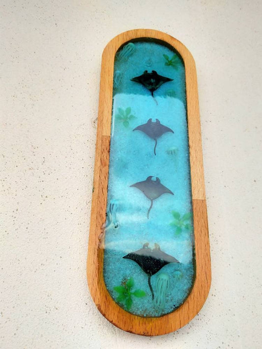 Fish in resin, ornament, gift for Valentine's Day resinwoodliving