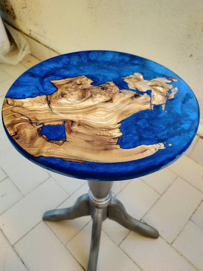 Epoxy Resin & Wood Table Top - Metallic Wholesale vendor