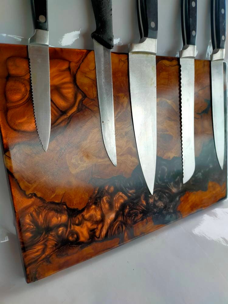 Epoxy Resin Magnetic Knife Rack / Knife Holder Wholesale vendor