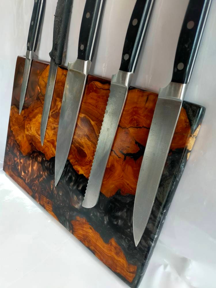 Epoxy Resin Magnetic Knife Rack / Knife Holder Wholesale vendor