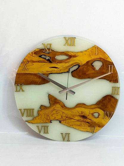 Epoxy clock, Resin clock, Clock for wall, Extra Large wall clock, Wall Clock, Wood Clock, Wood Decor, Wooden Clock, Cool Clocks Resin Wood Living