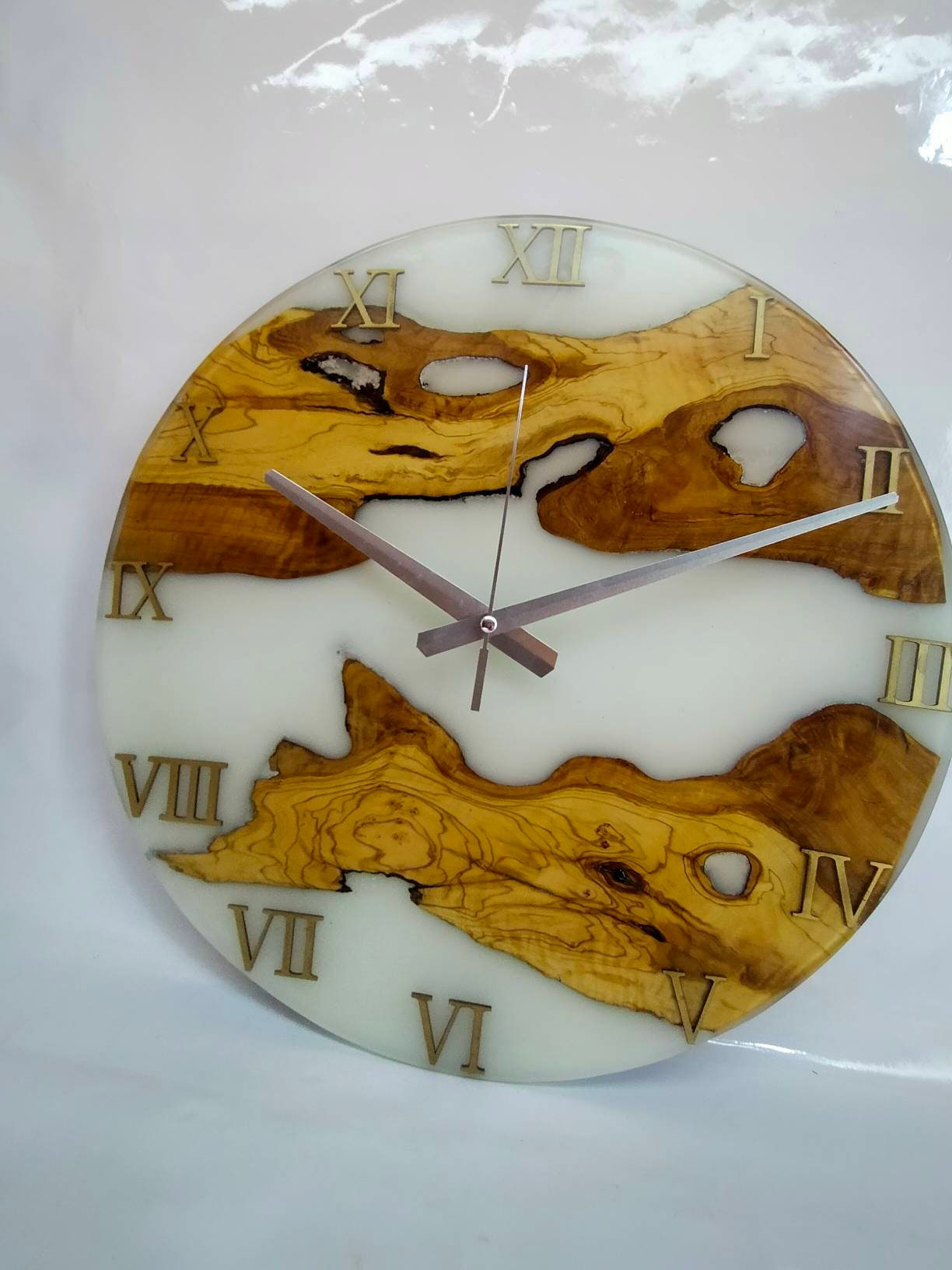 Epoxy clock, Resin clock, Clock for wall, Extra Large wall clock, Wall Clock, Wood Clock, Wood Decor, Wooden Clock, Cool Clocks Resin Wood Living