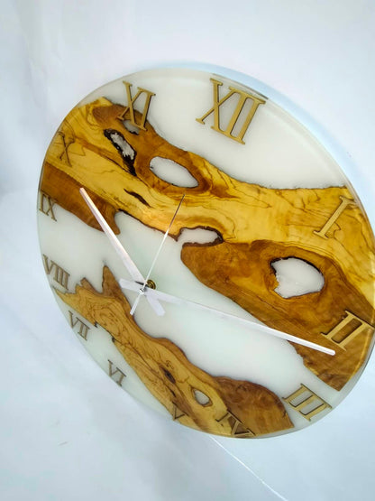 Epoxy clock, Resin clock, Clock for wall, Extra Large wall clock, Wall Clock, Wood Clock, Wood Decor, Wooden Clock, Cool Clocks Resin Wood Living