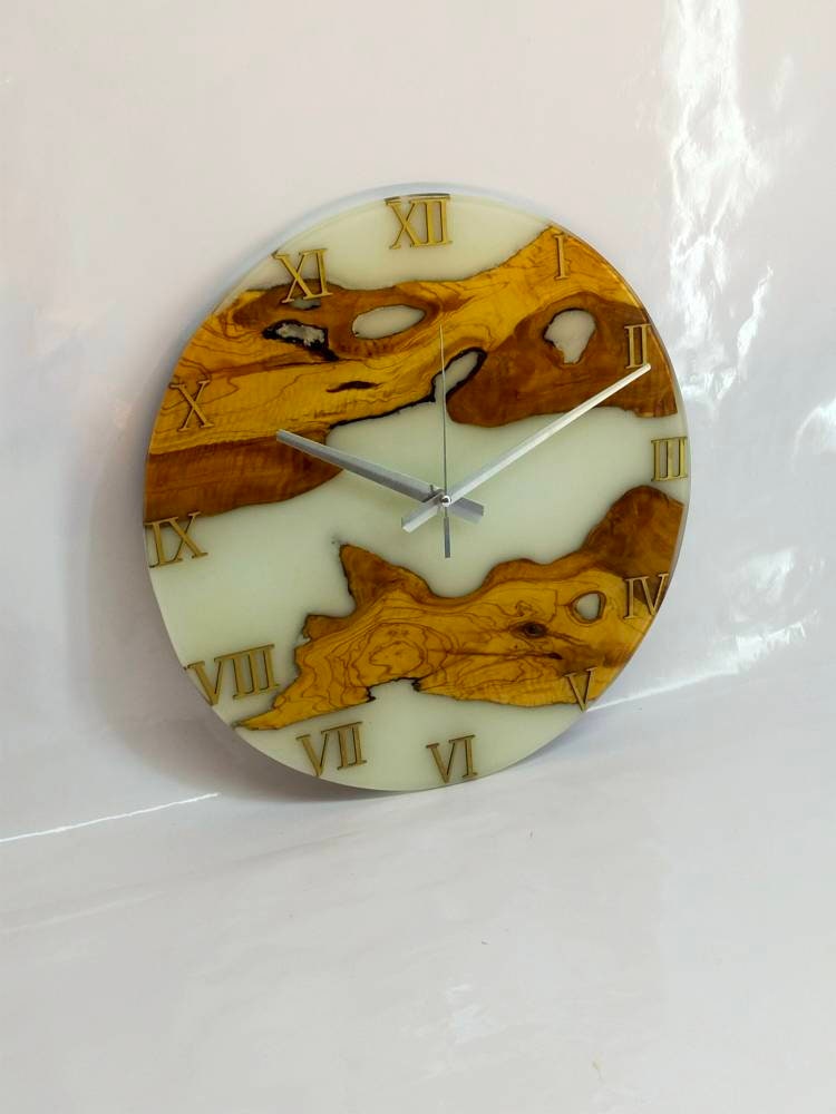 Epoxy clock, Resin clock, Clock for wall, Extra Large wall clock, Wall Clock, Wood Clock, Wood Decor, Wooden Clock, Cool Clocks Resin Wood Living